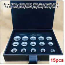 15X Watch Case Opening For BRL Removal Dies Watchmaker Caseback Stainless Steel
