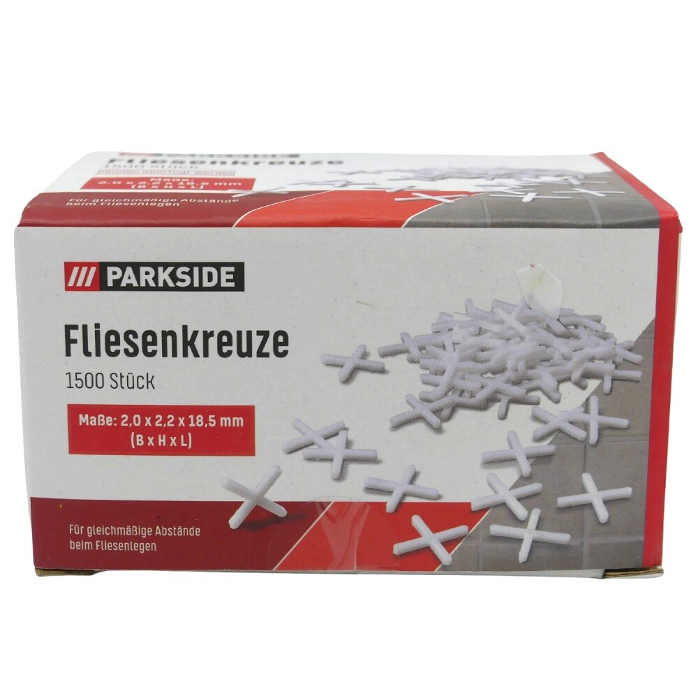 JOB LOT OF PARKSIDE TILE SPACERS 1500 PIECES IN A BOX for sale  