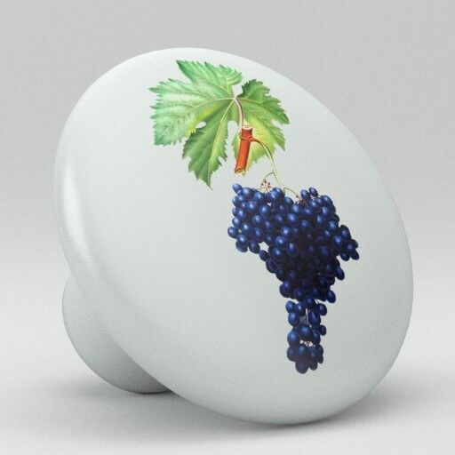 Antique Grapes Vine Wine Ceramic Knobs Kitchen Drawer Closet