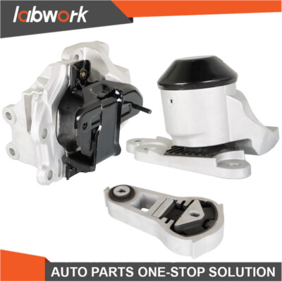 Labwork Motor Mounts & Auto.Trans. Mount 3PCS Set For Ford Explorer 2011-15 3.5L