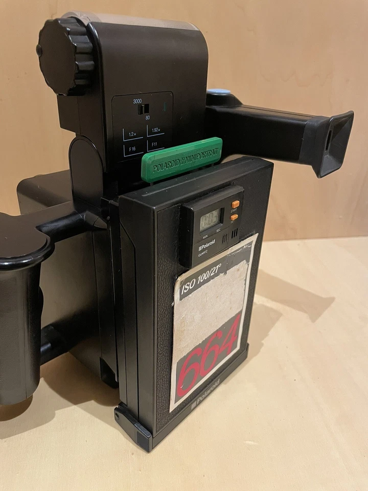 Appareil Polaroïd 403 Miniportrait Instant Camera 403 / Vintage / Fonctionne - Photo 3/4