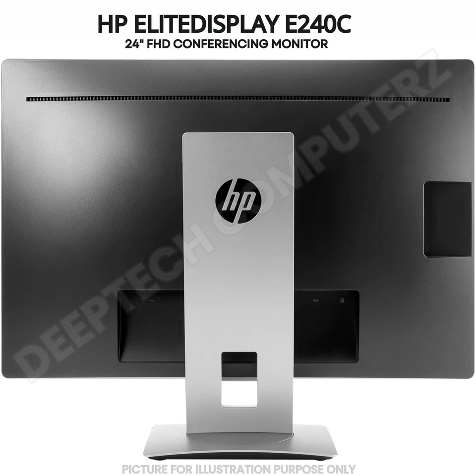 HP Elitedisplay E240c 24" FHD Video Conferencing Monitor, HD Webcam, 2W Speakers - Image 4 of 4