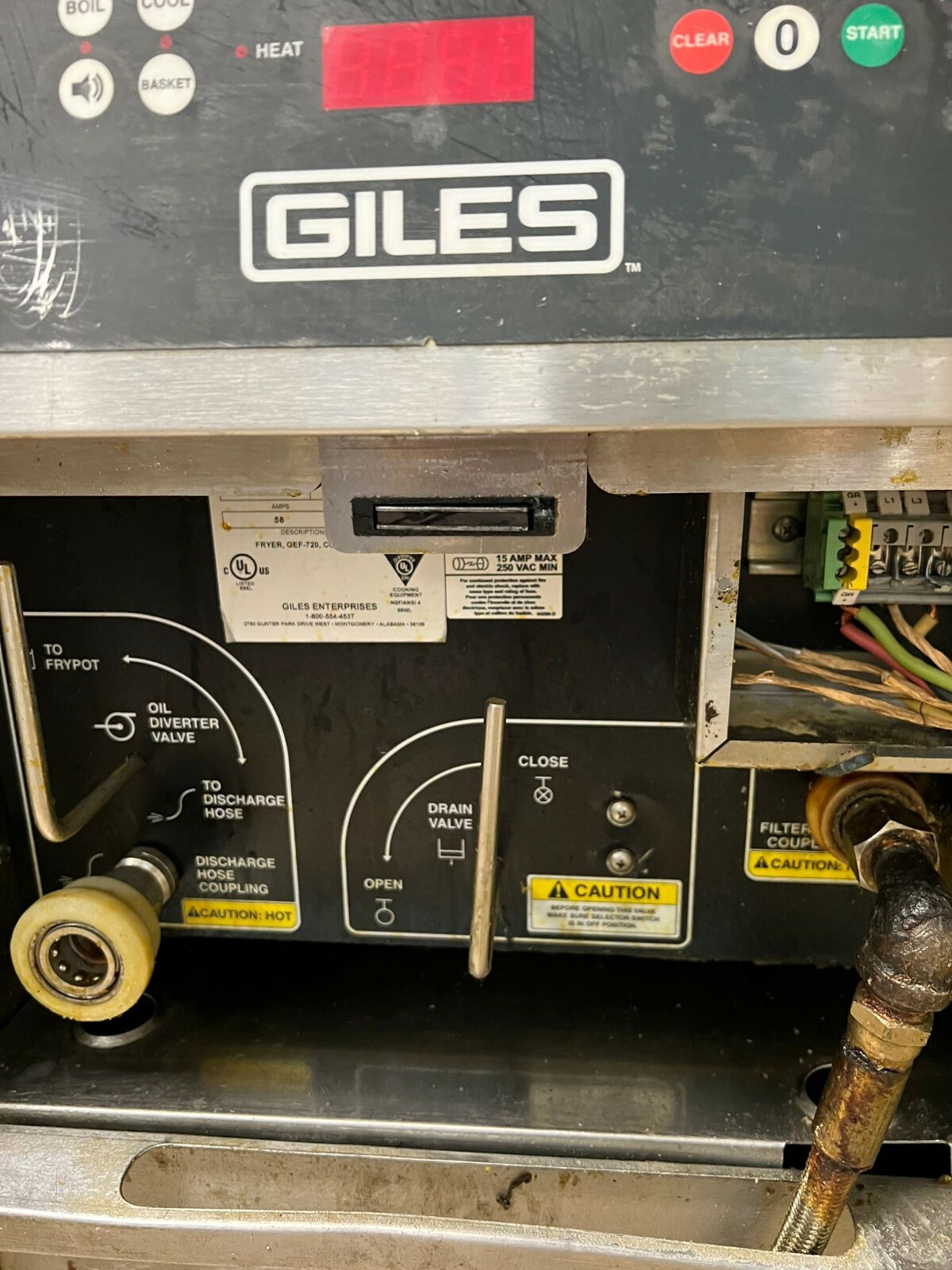 Giles 720 Commercial Electric Deep Fryer in Good Condition eBay