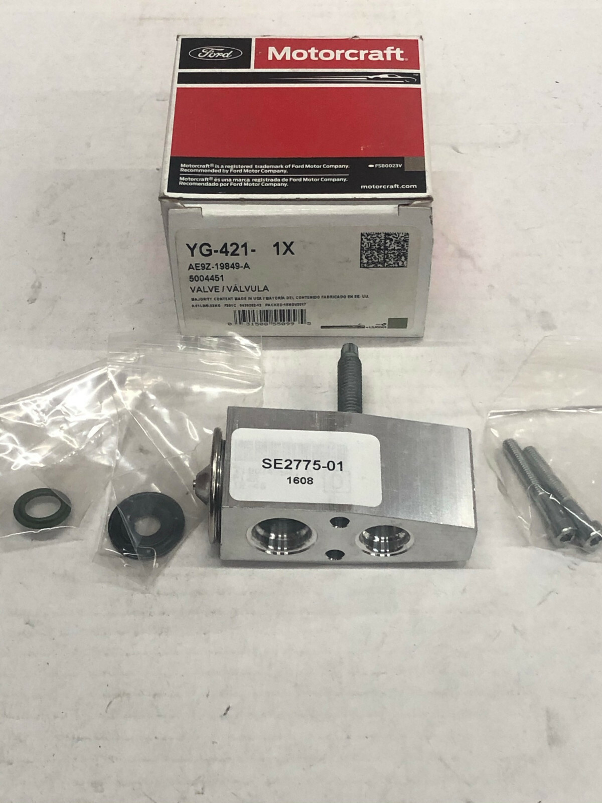 Motorcraft YG781 Expansion Valve - AC Evaporator Valve, Resists Corrosion