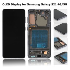 OEM OLED Display LCD Touch Screen Replacement Part for Samsung Galaxy S21 Gray