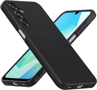 REVIVE Samsung Galaxy A16 4G | 5G Case Cover Liquid Soft Silicon Gel Matte Black
