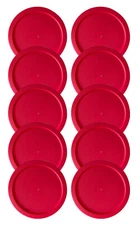 Replacement Lid for Pyrex 7-CUP Storage Cover 7.5" Bowl 7402-PC RED (10-Pack)