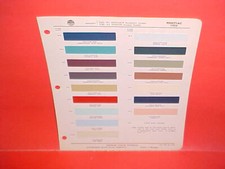 1956 Pontiac Chieftain Star Chief Custom Catalina Convertible Paint Chips Ditz