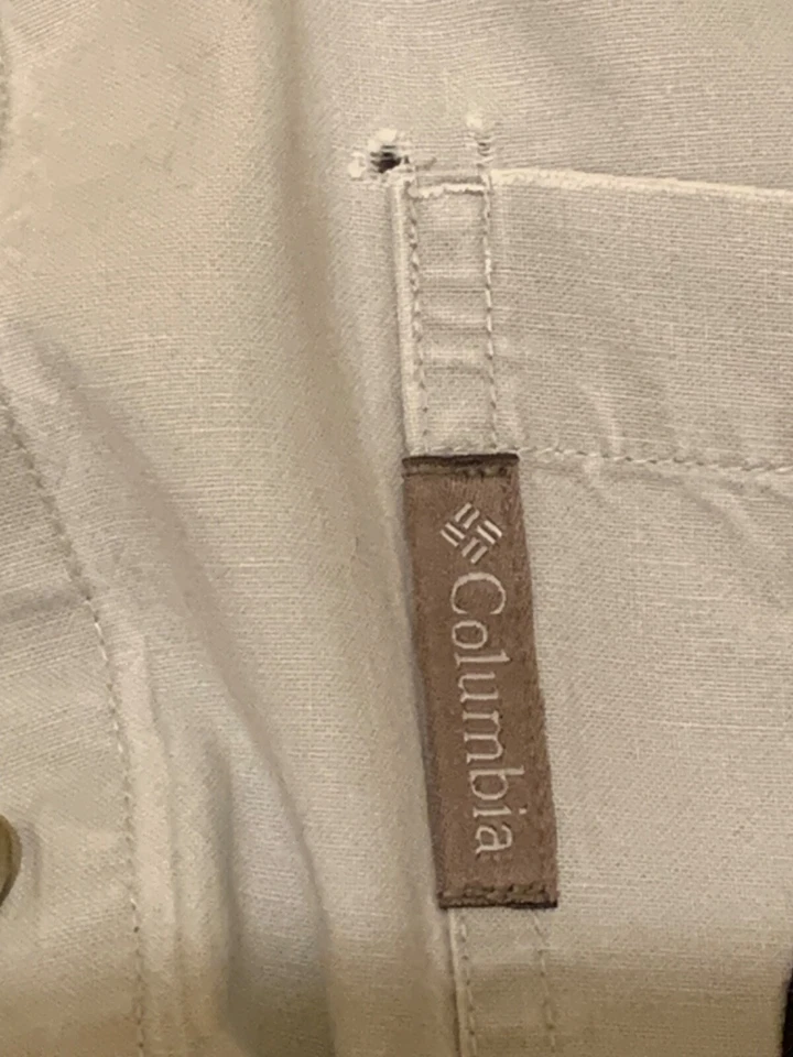 Camisa de caza Columbia Shooting para hombre parches XL guardabosques del ejército y cazador de Nebraska Foto 3 de 4