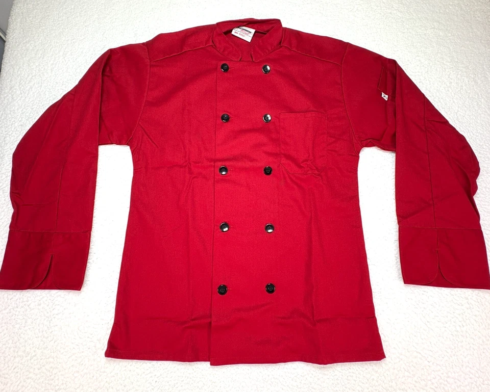Uncommon Threads Chef's Food Service Uniform Jacket Red Size Small Lot of 2 - Image 2 of 4