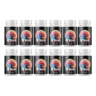 IQ Blast Pro Brain Supplement 12 Bottles 720 Capsules