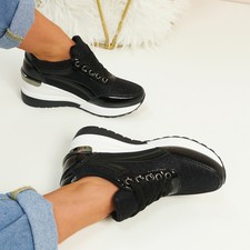 Ted Baker Sanzae Womens Black Leather 