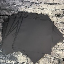 Creative Memories 12X12 BLACK Refill Scrapbook Pages Loose 17 count