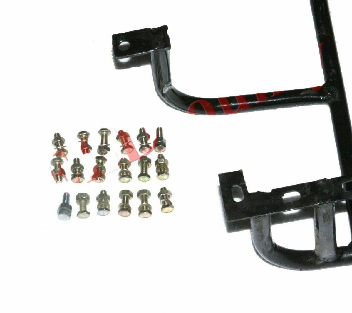 Complete Rear & Front LH RH Side Footrest 3 Unit for Willys CJ