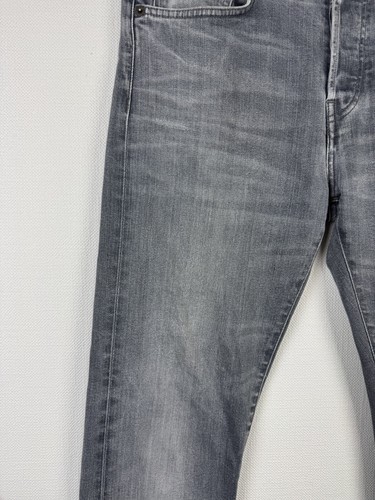 EDWIN ED-80 Gray Denim Slim-Tapered Comfort Button Fly Jeans 32/32 - Picture 6 of 24