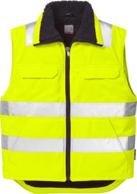 FRISTADS 110141-130 High Vis Winterweste Kl. 2 5304 PP  Gr.S Warnschutz-Gelb