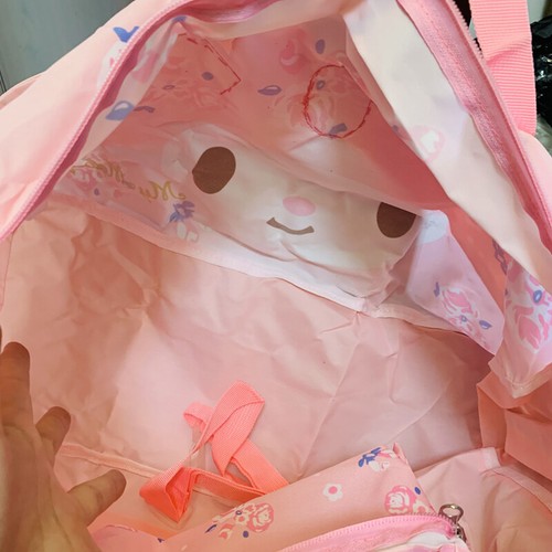 My Melody Anime Shoulder Portable Large Foldable Travel Luggage Bag - Picture 6 of 7