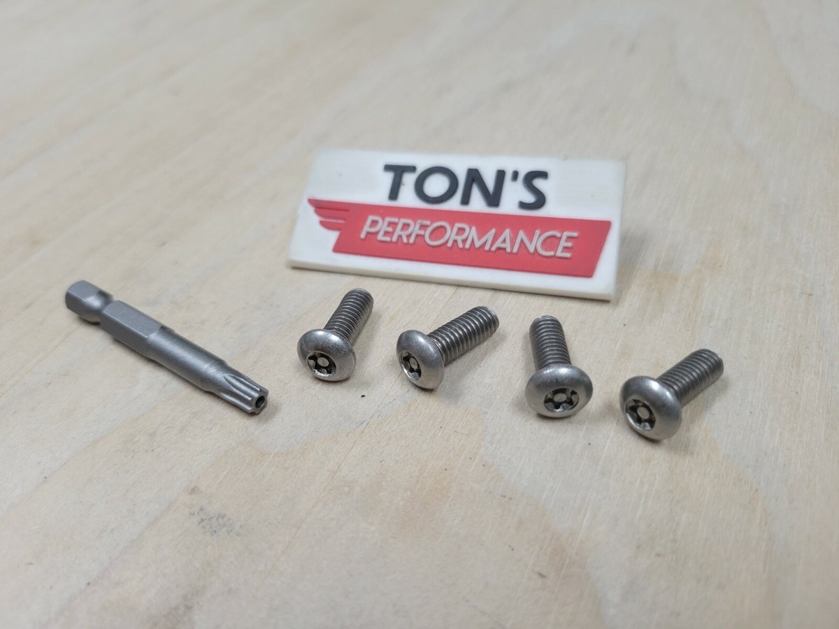 TOYOTA SECURITY Anti Theft luxury Auto License Plate Screws