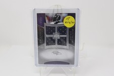 2007 Exquisite Collection Willis McGahee Quad Game Worn Jersey /75 Ravens