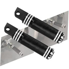 Motorcycle FootPegs Male Mount Foot pegs Footrest Fit for Harley Black