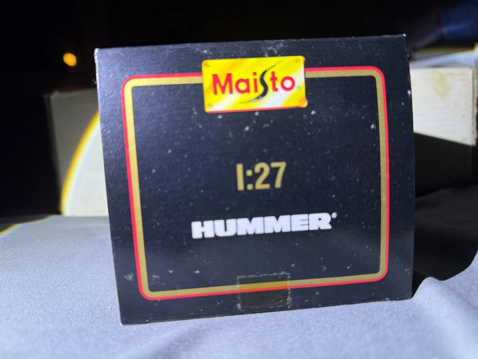 Maisto Hummer H2 SUV Amarillo Edición Especial Escala 1:27 Modelo Diecast Foto 4 de 4