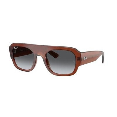 Ray-Ban sunglasses 0RB2218 TRANSPARENT BROWN GREY GRADIENT POLAR Brown/Grey 55mm