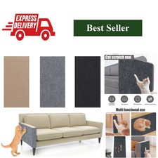 Self-Adhesive Cat Scratching Mat Trimmable Couch Furniture Protector