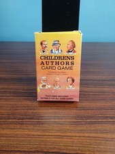 Vintage 1989 Childrens Authors Card Game U.S. Games Systems Unique Fun Family