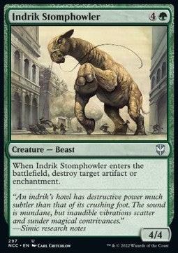 Magic/MTG Indrik Stomphowler NCC-297 Uncommon Englisch NM