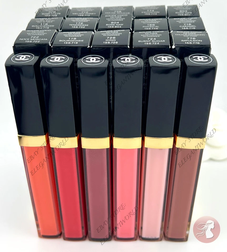 Chanel Lip gloss Rouge Coco Moisturizing Glossimer NIB, U CHOOSE COLOR - image 1 of 1
