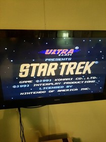 STAR TREK 25th ANNIVERSARY for Nintendo NES -  NEAR-MINT label - Working great!