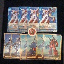 Gundam TCG White Base St01-015 Playset X4 With Tokens