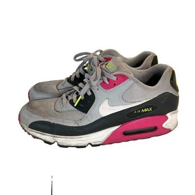 Nike Air Max 90 Essential Wolf Grey Rush Pink AJ1285-020 Mens Size 11 Sneakers