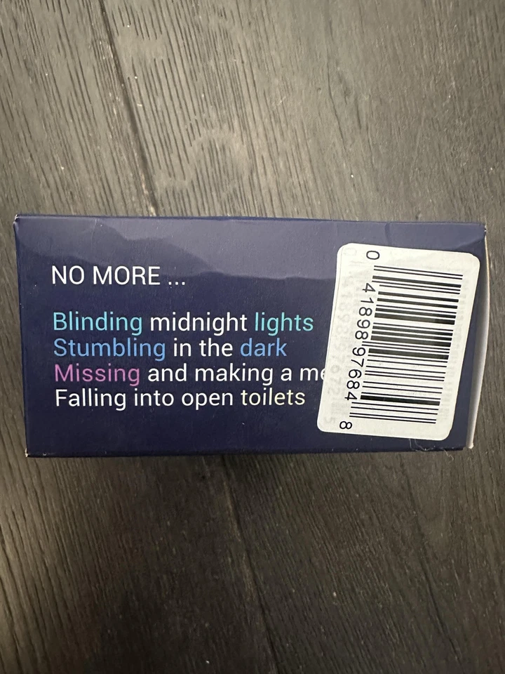 RainbowE Motion Sensor Toilet Night Light 16 Colors 3 AA Easy Install Dimmer - Image 2 of 4