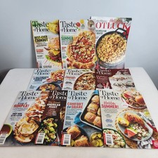 Taste Of Home Magazine Mixed Lot of 10 Issues Make Ahead Meals/Burgers/Summer  