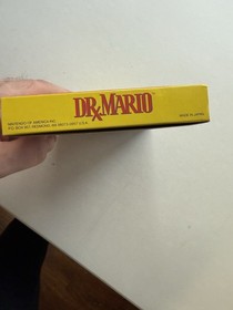 Dr. Mario (Nintendo NES, 1990) CIB - COMPLETO con scatola e inserti! WOW TAGLIENTE!!