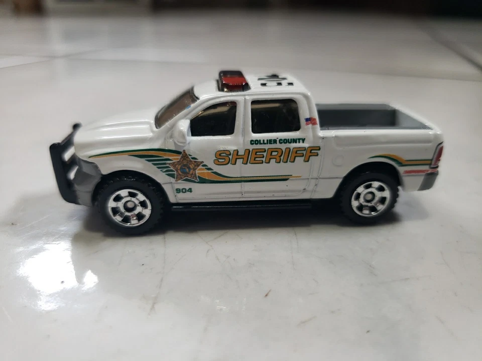 Custom Matchbox Dodge Ram 1500 Pickup Truck Coller Sheriff Florida Police Truck - Image 2 of 4