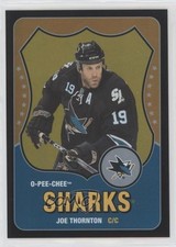 2010-11 O-Pee-Chee Black Rainbow Retro 71/100 Joe Thornton #291 HOF 8i3