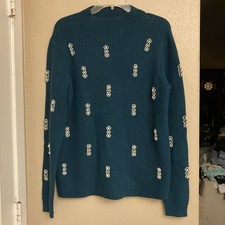Belldini Teal Knit Sweater
