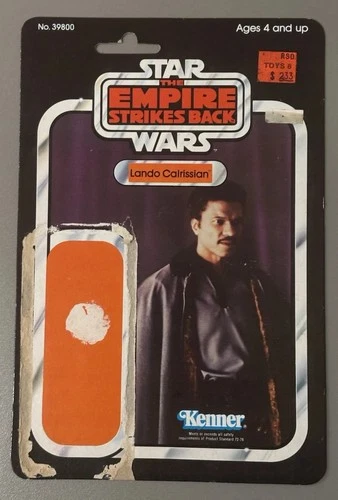 Vintage Star Wars Lando Calrissian 31 Card Back 1980 ESB Original
