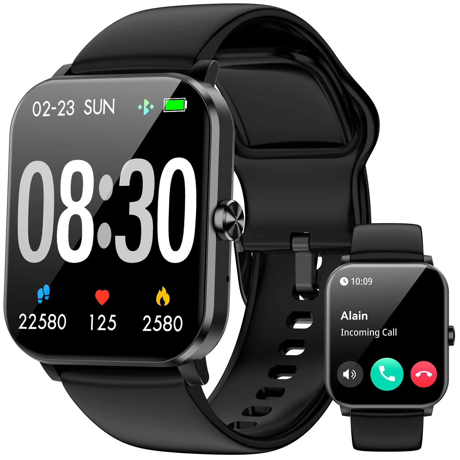 , Smartwatches for Men , 1.85" HD Fitness Tracker (Answer/Make Calls), 120+ S...