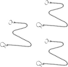 3 Pack Toilet Flapper Chain, Replacement Kit, Adjustable Length, 12-Inch Chai