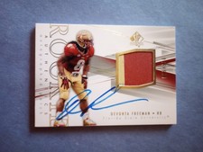 2014 SP Authentic Auto Patch RC DeVonta Freeman 9/550