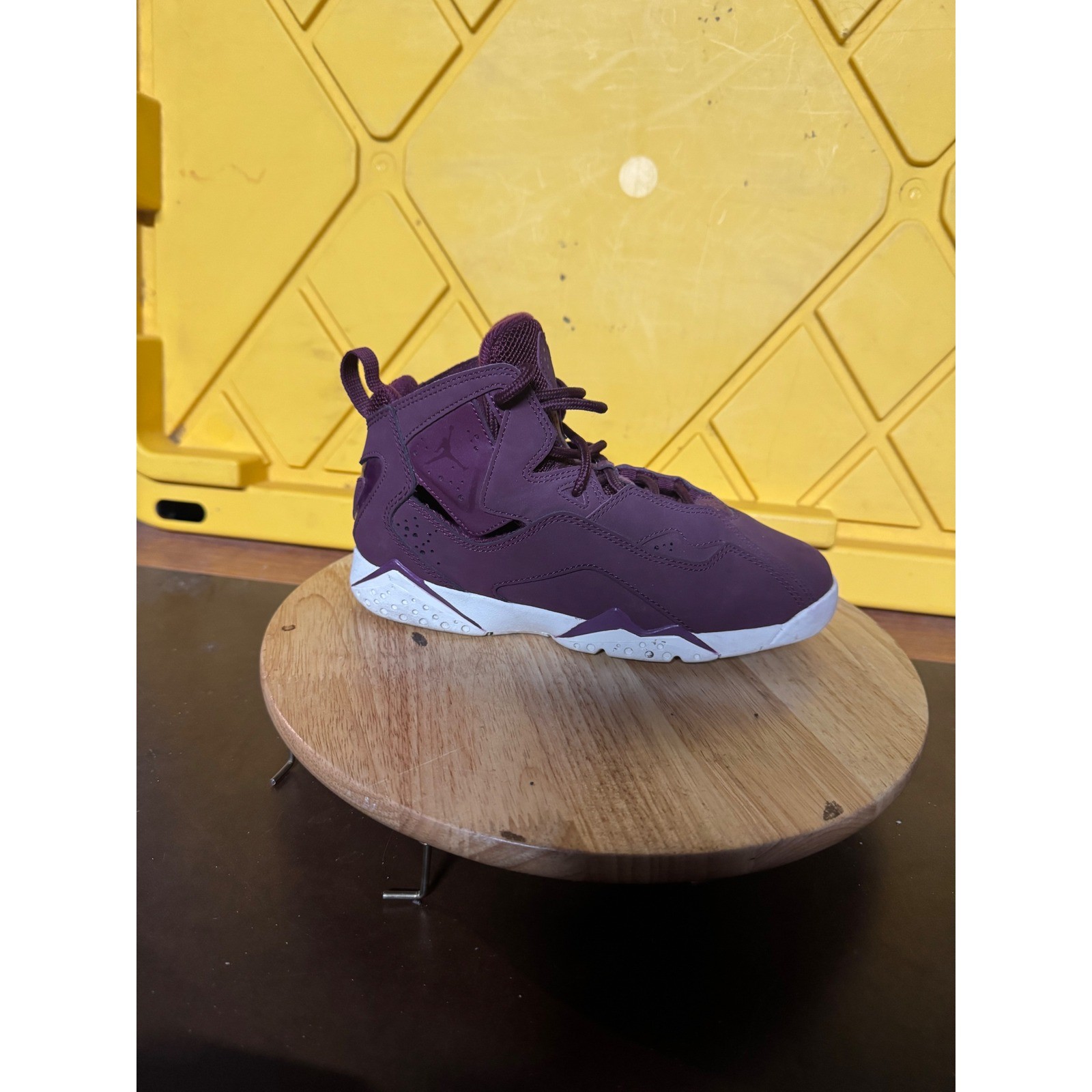 Air Jordan 7 Retro Toddler Shoes Burgundy White 343796 625 Size 2Y-image