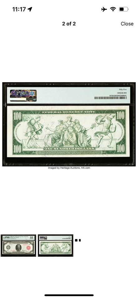Fr 1075b 1914 $100🔥TOP POP🔥only 27 Known- 1 in Smithsonian-3 @ Federal Reserve - Image 4 of 4