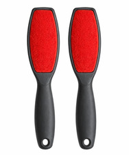 2-Pack Reusable Clothing Lint Brush Pet Hair Remover Clothes Furniture 2 Sided