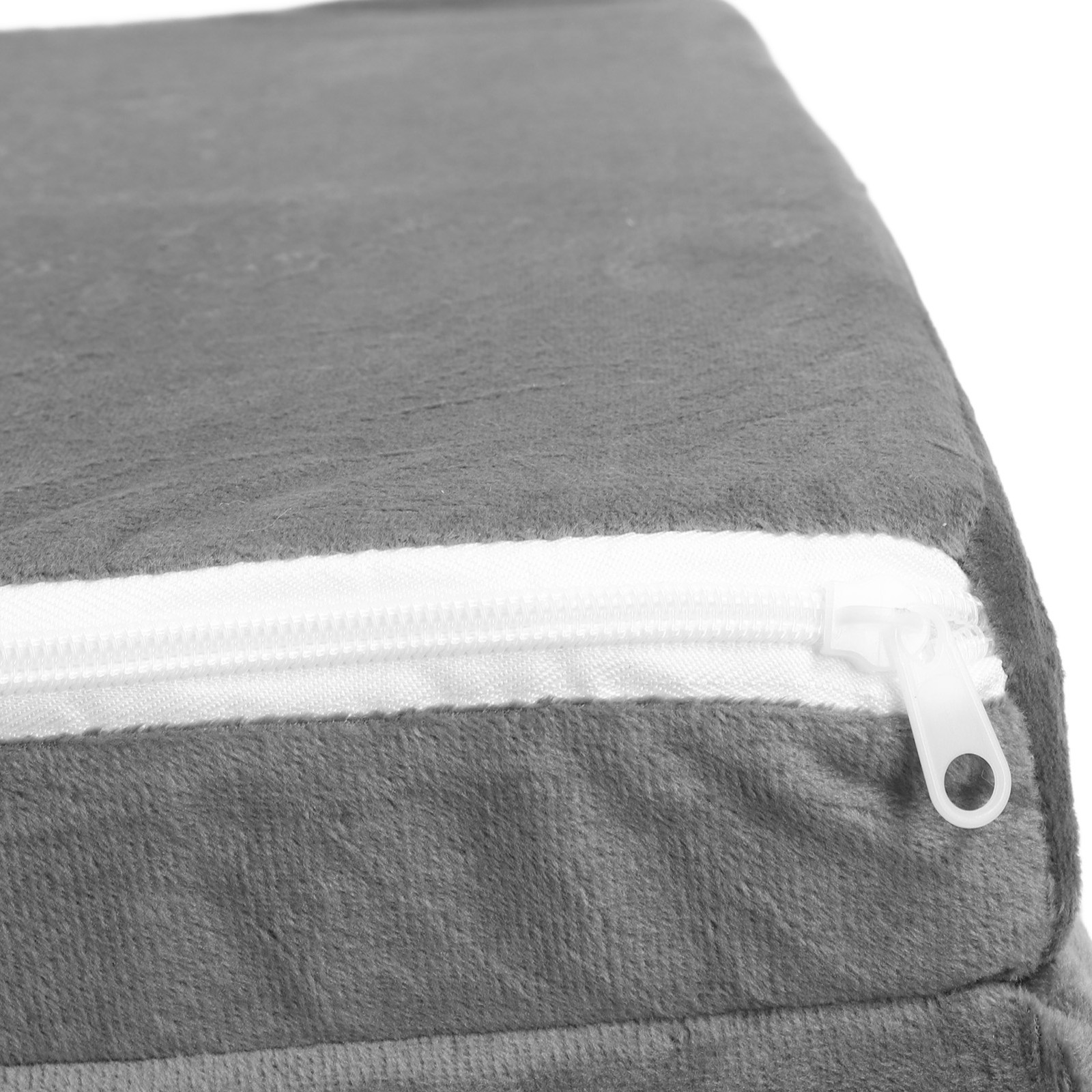 (Grey Dog 3 Layers)Kids 2 In 1 Flip Open Lightweight Lounging Sofa AU.