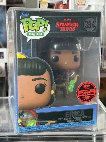 Funko Pop Stranger Things Erica #354 Digital Exclusive Figure IN A PROTECTOR