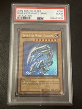 Blue-Eyes White Dragon SDK-001 Starter Deck: Kaiba 1st Edition PSA 2
