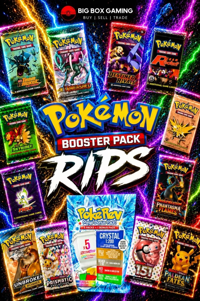 100 Pack Destined & Paldean Energy Break Pack Ripping Session! 99p Pokemon